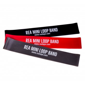 Taśma do ćwiczeń REA MINI LOOP BAND RED ŚREDNI