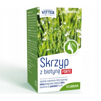 SKRZYP POLNY Z BIOTYNĄ FORTE 45 tabletek BIOTTER SKRZYP POLNY Z BIOTYNĄ FORTE 45 tabletek BIOTTER