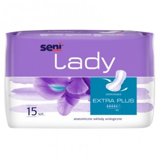 SENI LADY EXTRA PLUS 15szt wkładki anatomiczne