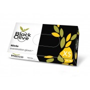 Rękawice BLACK OLIVE NITRYLOWE op.100szt DOMAN