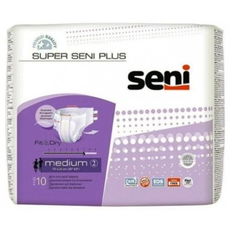 Pieluchomajtki SUPER SENI PLUS M.2 10szt TZMO Pieluchomajtki SUPER SENI PLUS M.2 10szt TZMO