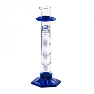 SZKLANY CYLINDER miarowy 25ml ChemLand SZKLANY CYLINDER miarowy 25ml ChemLand