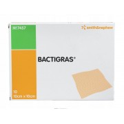 Opatrunek parafinowy BACTIGRAS 10x10cm 10szt SMITH&NEPHEW