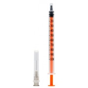 Strzykawki do insuliny DICOSULIN 1ml 100U/ml z igłą 0,40x13mm ZARYS opak. 100szt.