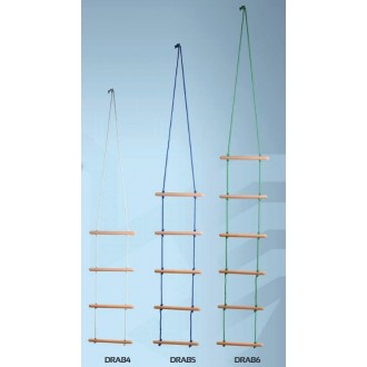 DRABINKA DO ŁÓŻKA 6 SZCZEBLI sznurkowo-drewniana TYLMAX