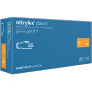RĘKAWICE nitrylowe NITRYLEX CLASSIC bezpudrowe, 100 sztuk MERCATOR MEDICAL