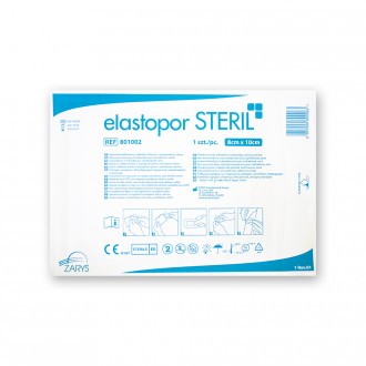 Opatrunek sterylny ELASTOPOR STERIL 8x10cm ZARYS