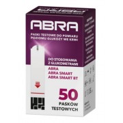 PASKI TESTOWE ABRA 50szt do glukometru ABRA