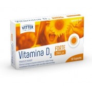 WITAMINA D3 FORTE 2000 60 kapsułek VITTER BLUE