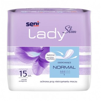 SENI LADY SLIM NORMAL 15 szt wkładki urologiczne TZMO SENI LADY SLIM NORMAL 15 szt wkładki urologiczne TZMO