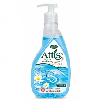 Mydło ANTYBAKTERYJNE w płynie 400ml ATTIS Mydło ANTYBAKTERYJNE w płynie 400ml ATTIS