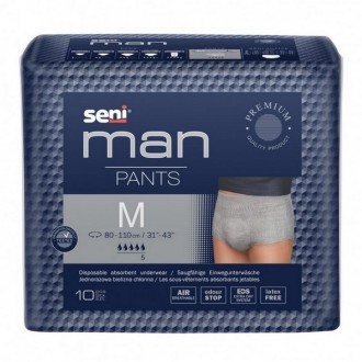 SENI MAN PANTS majtki chłonne 10szt MEDIUM SENI CARE TZMO