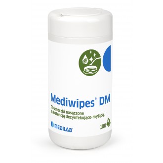 MEDiWIPES DM tuba a'100 Chusteczki dezynfekcyjne do delikatnych powierzchni