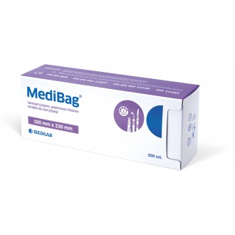 Torebki do sterylizacji 135*255mm a'200sztuk Medibag