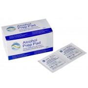 Gaziki ALCOHOL PREP PAD S 65x30mm do dezynfekcji skóry opak. 100szt