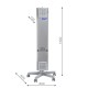 LAMPA PRZEPŁ. BAKTERIOBÓJCZA jezdna NBVE 110PL 2x55W ULTRAVIOL