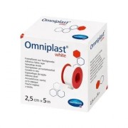 Omniplast biały 5cm*5m przylepiec materiałowy