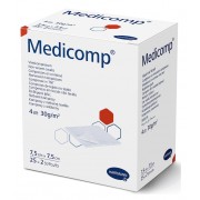 MEDICOMP włókninowy sterylny 10 x 10 cm w opakowaniu 25 x 2 sztuki HARTMANN