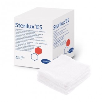 Kompresy sterylne STERILUX 10 x 10 cm, 25 x 2 szt Hartmann Kompresy sterylne STERILUX 10 x 10 cm, 25 x 2 szt Hartmann