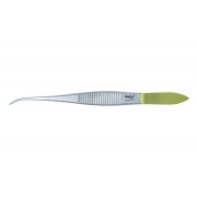 Pęseta Chirurgiczna Iris Graefe 1 x 2 zęby 0,8 mm CVD 10cm KEYMED