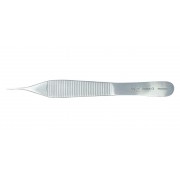 Pęseta Chirurgiczna Adson Tissue 1 x 2 zęby 0,5 mm gładka 12cm KEYMED