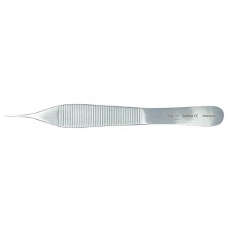 Pęseta Chirurgiczna Adson Tissue 1x2 zęby 1mm gładka 12cm KEYMED