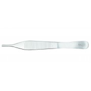 Pęseta Chirurgiczna Adson Tissue 1x2 zęby 1,5mm gładka 12cm KEYMED