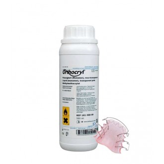 Płyn ORTHOCRYL różowy przezroczysty 500ml 161-300-00 DENTAURUM