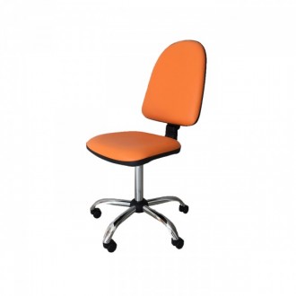 Fotel LEKARSKI chrom KL-1 CHROM z podłokietnikami UBM