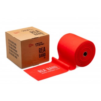 Taśma guma do ćwiczeń REA BAND opór LIGHT czerwona szer. 12,8cm - na metry Taśma guma do ćwiczeń REA BAND opór LIGHT czerwona szer. 12,8cm - na metry