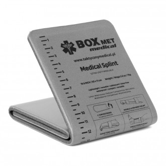 Szyna stabilizująca SPLINT 50x11cm płaska, szara BOXMET