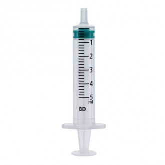 Strzykawki 3częściowe 5ml EMERALD LUER 100szt BectonDickinson 307731