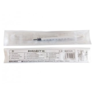 Strzykawki TBC 1ml z igłą 0.45x13 BEROJECT III opak. 100szt. BEROMED
