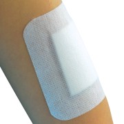 ELASTOPOR STERIL 10x20cm ster. /opatrunek włókn. z wkładem chłonnym/