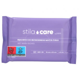 ZARYS Stila Care - Rękawice do bezwodnego mycia ciała 8szt ZARYS Stila Care - Rękawice do bezwodnego mycia ciała 8szt