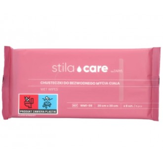 CHUSTECZKI do bezwodnego MYCIA ciała op. 8szt STILA CARE ZARYS