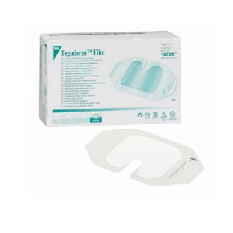 TEGADERM FILM IV 6x7cm 1623W opatrunek foliowy z wycięciem do kaniul 3M
