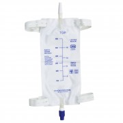 WOREK NA MOCZ 500ml ELIPSA NA NOGĘ /ster., z odpływem/ GREATCARE GCU230101