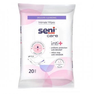 CHUSTECZKI do higieny INTYMNEJ SENI CARE INTI+ 20szt