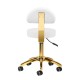 TABORET Z OPARCIEM AM-304GOLD GABBIANO