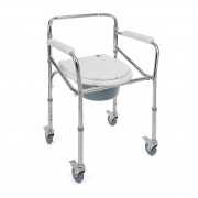 KRZESŁO toaletowe sedesowe sanitarne na kółkach FS-696 