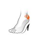 Zapiętki ANTI SLIP czarne 010932 KAPS