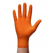 RĘKAWICE GO-GRIP ORANGE NITRYLOWE POMARAŃCZOWE opak. 50szt MERCATOR