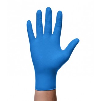 Rękawice GO-GRIP BLUE nitrylowe 50szt bezpudr. MERCATOR