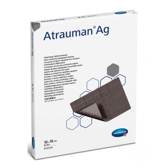 ATRAUMAN AG 10 x 10cm opatrunek ze srebrem HARTMANN opak. 10 szt.