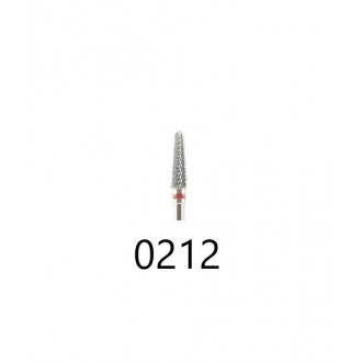 FREZ protetyczny SHARK BURS czerwone 0212/ 0213/ 0224/ 0227/ 0226