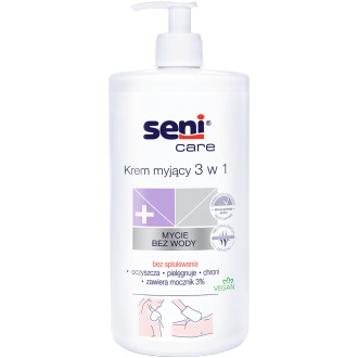 KREM MYJĄCY 3w1 3% UREA 500ml SENI CARE 