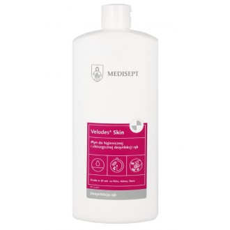 Płyn do dezynfekcji rąk VELODES SKIN 1L MEDISEPT Płyn do dezynfekcji rąk VELODES SKIN 1L MEDISEPT