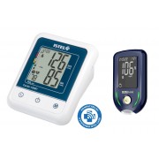 Ciśnieniomierz ISTEL CARDIC-100 BT Bluetooth + GLUKOMETR Diagnostic GOLD CARE