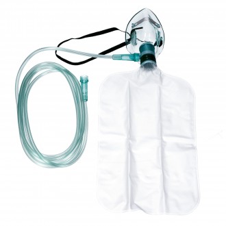 MASKA TLENOWA Z WORKIEM dren 2.1m - dla dorosłych MASKA TLENOWA Z WORKIEM dren 2.1m - dla dorosłych